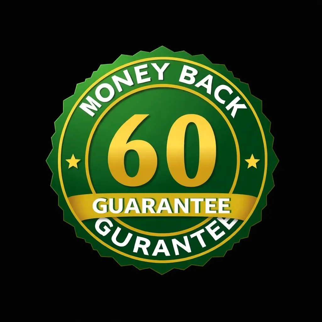 60-day money back guarantee